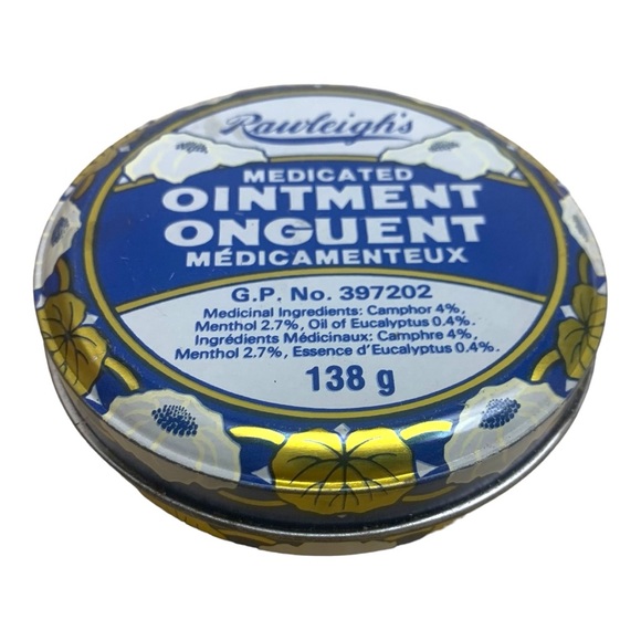 VTG  RAWLEIGH'S Anti-pain Ointment Glass Apothecary Empty Bottle Collectible - Picture 7 of 9